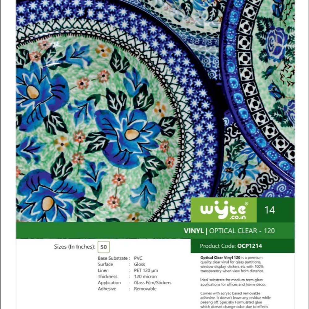 WYTE 120 Vinyl Optical Clear FOR HP LATEX